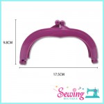 FRAME - ROUND-PLASTIC-17.5CM (YELLOW, GREEN & PURPLE)